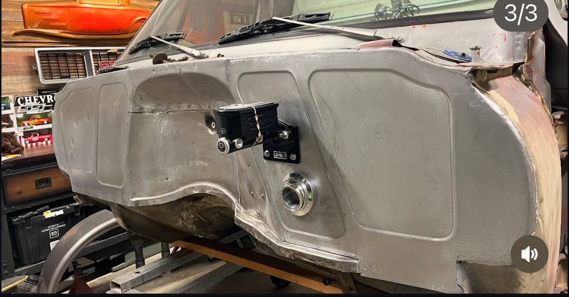 Firewall Filler Panels With Step Roll For 1973-1987 Chevrolet C10 & GMC Trucks - Raw Steel, Modshop Metalwerks