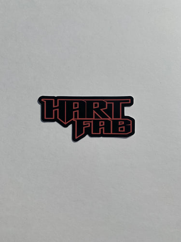 Hart Fab die cut sticker