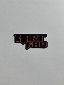 Hart Fab die cut sticker